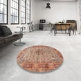 thumbnail image 4 of Ahgly Company Machine Washable Indoor Rectangle Traditional Chestnut Red Area Rugs, 7' x 9', 4 of 7
