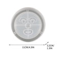 thumbnail image 2 of Jusqu'à 50 % de Réduction! TopLLC Moule en Silicone pour Expression Faciale Cendrier Bougie en Liquidation, 2 of 2