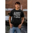 thumbnail image 2 of US Army Dad Military Father Star Logo Men Big & Tall Graphic Tee Brisco Brands 5X, 2 of 4