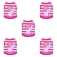 thumbnail image 3 of Camiseta Chaleco de verano Methold Patrón de beso Traje de impresión Ropa redonda Abrigo Chaqueta para perro Teddy Puppy rosa XL CBP272522, 3 of 5