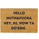 thumbnail image 3 of Entryway Doormat | Eye-Catching Text | Durable Weather-Resistant Eco-Friendly Fiber | Non-Slip Backing | Easy Clean | Recycled Material | 1 Pack | Porch Welcome Mat, 3 of 5