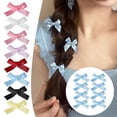 thumbnail image 3 of 8PCS Mini Ribbon Bow Cute Silky Ribbon Butterfly Bow' I9Q9, 3 of 9