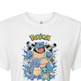 thumbnail image 3 of Pokémon - Squirtles Evolution - Juniors Cropped Cotton Blend T-Shirt, 3 of 5