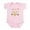 Petal Pink, variant on CafePress - Dad1 Body Suit - Baby Light Bodysuit, Size Newborn - 24 Months