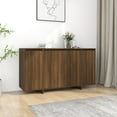 thumbnail image 1 of vidaXL Sideboard Brown Oak 135x41x75 cm Engineered Wood, 1 of 5
