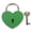 Green, variant on LYINGF Colorful Heart Shaped Padlock with Key,Small Metal Heart Shaped Padlock,Padlocks with Key,Notebook Heart Locks Colorful For Necklace,Diary Book,Jewelry Box,Storage Box,Journal,Keepsake Box