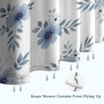 thumbnail image 6 of Pioneer Flower Floral Print Pattern Shower Curtain 84"x72", Bathroom Decorative Shower Curtain Set with 12 Hooks, Waterproof Washable, 6 of 6