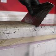 Epoxy Tools Kit (2x Chop Brushes + 1x Square Notch Trowel) - DIY Epoxy Resin Kit Tools for Counters, Kitchens, Bathrooms, Woodworking, and Home Improvement Projects! (Stone Coat Countertops)