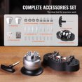 thumbnail image 5 of KFFKFF Ball Vise, 3" Engraving Tool with 360° Rotating Block, Includes 30 PCS Jewelry Engraving Accessories, Ideal for Gem Inlays & Detailed Engravings, 5 of 9