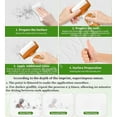thumbnail image 3 of Rushwak Wall Repair Roller Paint Multifunctional White Paint Roller for Wall Painting Tool for Cracks & Stains (500g), 3 of 4
