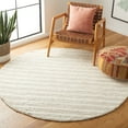 thumbnail image 2 of SAFAVIEH Natura Damion Striped Area Rug, Ivory, 6' x 6' Round, 2 of 8