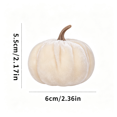 thumbnail image 2 of Mini Pumpkins Artificial Fall Pumpkin, Creamy Farmhouse Decor for Table Centerpiece Mantel Shelf, Indoor Halloween Decorations for Thanksgiving Home Displays(1 PC), 2 of 5