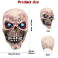 thumbnail image 2 of Cubierta de Cara de Esqueleto ANGGREK Látex Halloween, 2 of 8