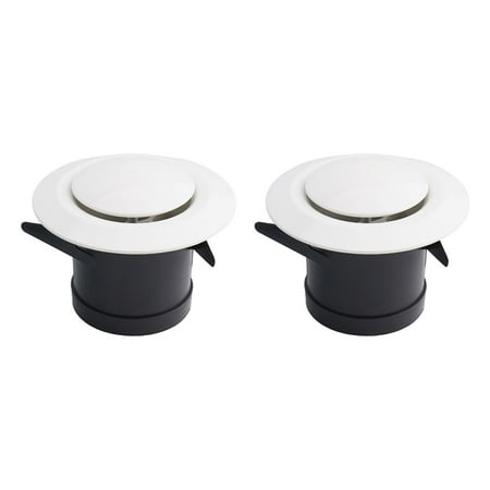 

3 Inch Round Air Vent 2pcs Adjustable Ceiling Diffuser Grill Louver Soffit Vent