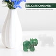 thumbnail image 5 of HONMEET 2Pcs Mini Elephant Table Decor Quartz Elephant Sculpture For Office Decor, 5 of 7