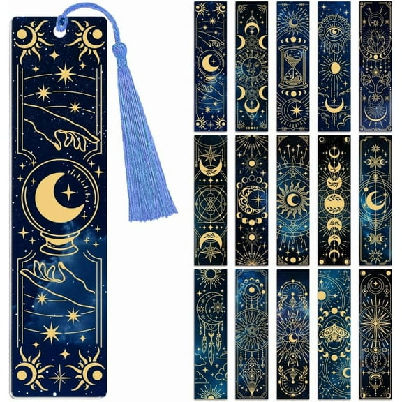 1set 30pcs UV DTF Bookmarks Wraps Transfer Stickers Starry Sky for Women Men Reading Waterproof Bookmarkers Decal(No Blank Bookmarks) for Acrylic Plastic Metal Blank Bookmark Plastic