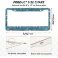 thumbnail image 3 of Cute Sharks License Plate Frame, Decorative Aluminum Car Tag Frames, 2 Pack Universal Car License Plate Covers with 2 Holes and Screws, 3 of 7