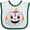 White and Green, variant on Inktastic Day Of The Dead Pumpkin Boys or Girls Baby Bib