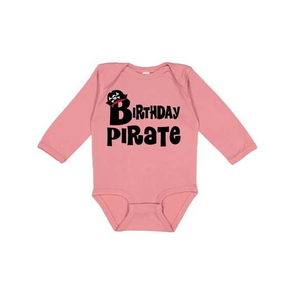 Inktastic Birthday Pirate Party Boys Long Sleeve Baby Bodysuit