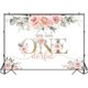 thumbnail image 4 of Blush Pink Floral 1st Birthday Party Backdrop for Girl Miss Onederful Party Photography Background Baby Girl's First Birthday Party Photoshoot Decorat, 4 of 4