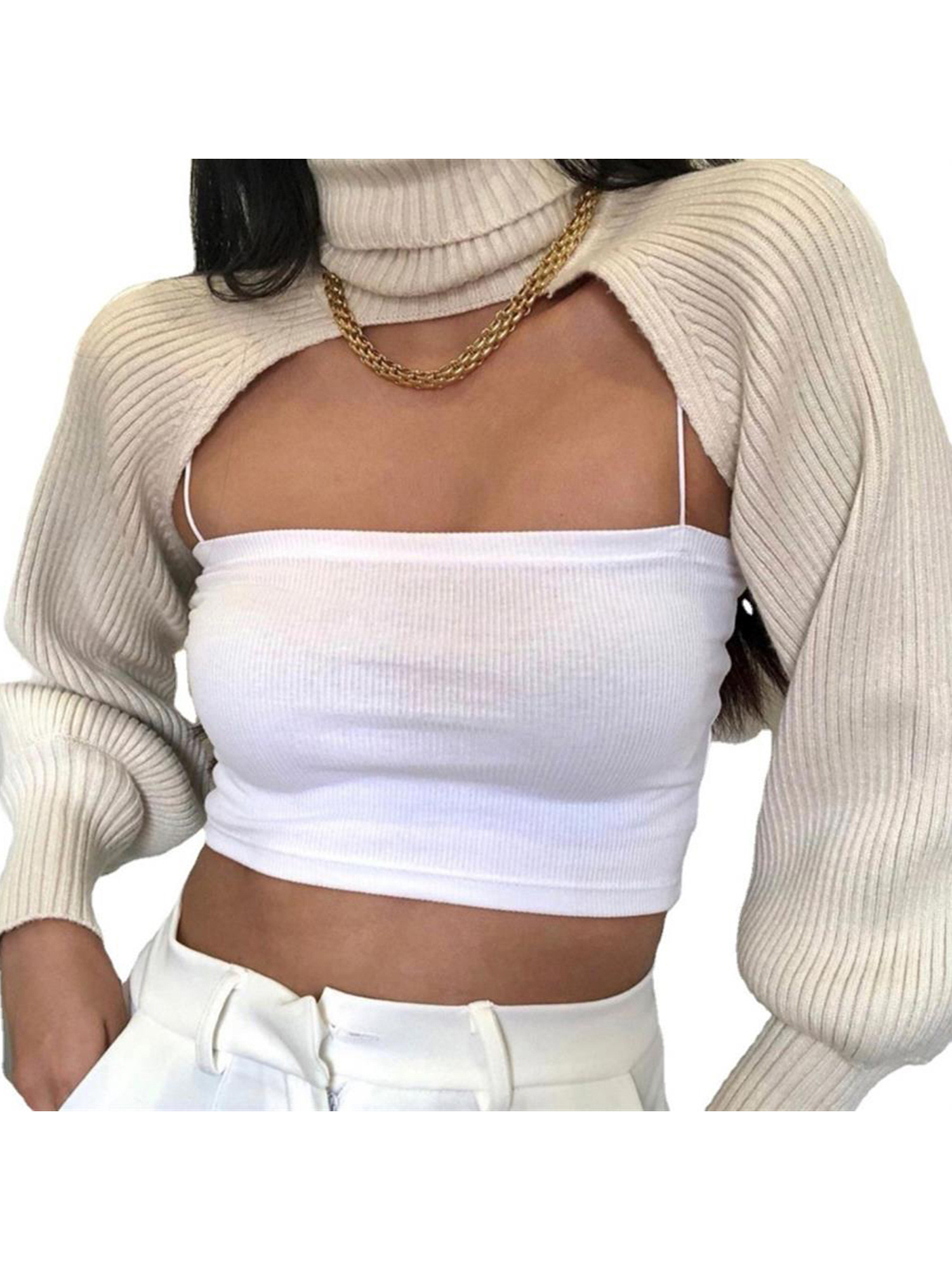 Wodstyle Womens Pullover Crop Tops 