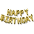 thumbnail image 1 of Pancarta con globos de feliz cumpleaños Letras en 3D Letras de lámina de Mylar, Decoración inflable para fiestas y decoraciones para eventos para niños y adultos, Reutilizable, Diversión ecológica Ormromra LRWJ574-3, 1 of 7