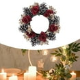 thumbnail image 6 of Candle Rings Artificial Floral Greenery Wreaths PP Material Perfect for Kitchen Bar Office Party Decor, 6 of 9