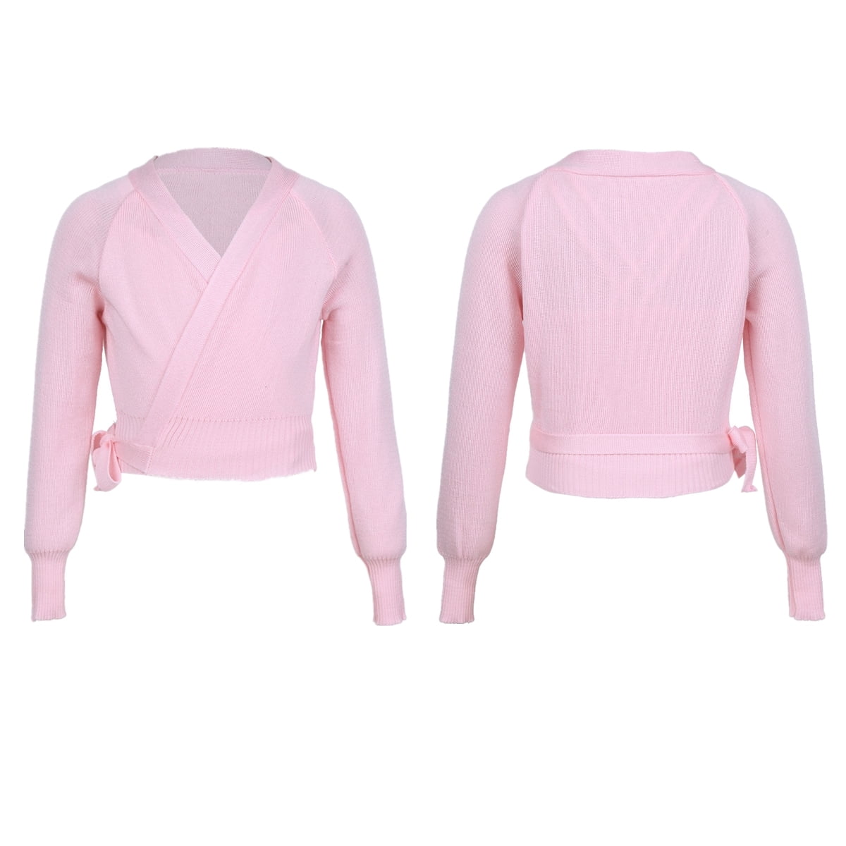 Cute Yoga Wrap Ballet Mini Jacket With Sleeves
