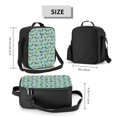 thumbnail image 2 of Fotbe Dachshund Dog Puppy Lonchera Bolsa de Almuerzo para Hombres y Mujeres, Lonchera de Gran Capacidad, Bolsa de Almuerzo Reutilizable, Bolsa Térmica Aislante, 2 of 7