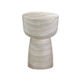thumbnail image 3 of Charra Faux Travertine Indoor/Outdoor Side Table, 3 of 4