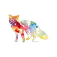 thumbnail image 3 of Loreth, Lanie 18x15 Black Modern Framed Museum Art Print Titled - Geo Shape Fox, 3 of 5
