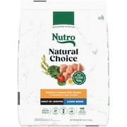Nutro Natural Choice Adult Large Breed Dry Dog Food, Chicken and Brown Rice Recipe, 30 lbs. C80