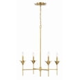 thumbnail image 6 of 534-GA Crystorama Lighting Broche - 4 Light Chandelier In Traditional Style-28 Inches Tall and 28 Inches Wide-Antique Gold Finish    -Traditional, 6 of 10