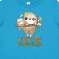 thumbnail image 4 of Inktastic Sloth I Love My Babushka Boys or Girls Baby T-Shirt, 4 of 5