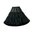 thumbnail image 3 of Kuntesetty Women Petticoat Skirt Comfortable Short Tutu Slips for Gown Fancy Dress Prom Black, 3 of 9
