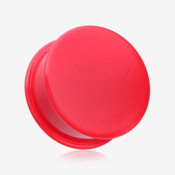 BM25 A Pair of Soft Silicone Double Flared Plug