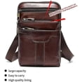 thumbnail image 5 of Phone bag for men in leather. Phone clip belt bag. 6.5" Mobile phone wallet size, 5 of 5