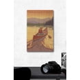 thumbnail image 2 of Twain Harte, California, Canoe Scene Birch Wood Wall Sign (12x18 Rustic Home Decor, Ready to Hang Art), 2 of 4