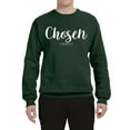 thumbnail image 2 of Wild Bobby Chosen 1 Peter 2:9 Inspirational/Christian Unisex Crewneck Graphic Sweatshirt, Forest Green, 3X-Large, 2 of 5