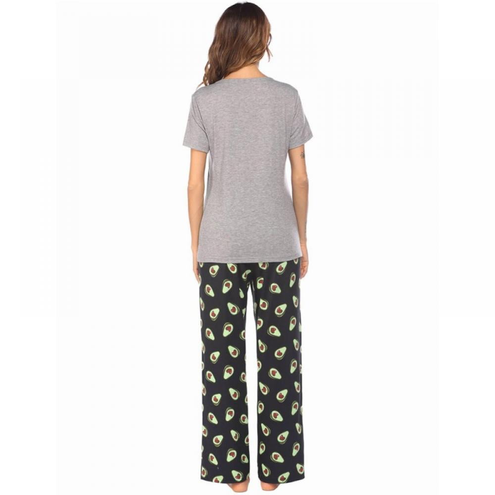 Avocado Pajama Set Short Sleeve T-Shirt 