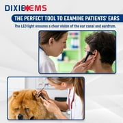 Dixie Ems Basic Student Medical Pocket Otoscope with Led Light for Home, Teaching, Hospital