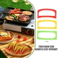 thumbnail image 4 of KAKOWELY 18Ud Taco Serving Rack De Plástico Resistente Para Acomodar Burritos Y Tortillas En Cocina, 4 of 7