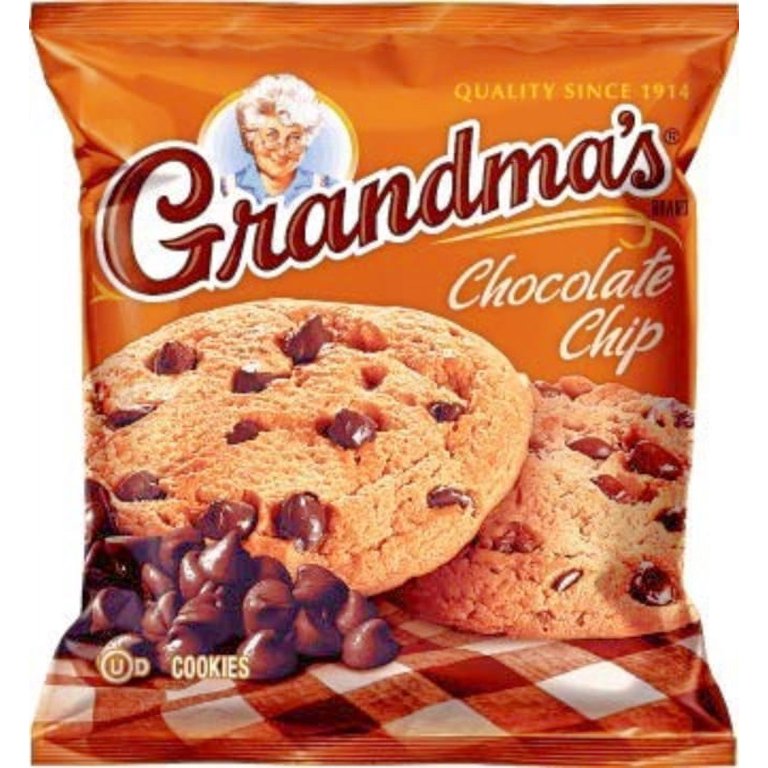 Grandma's Chocolate Chip Cookies, 2 Count Package, Pack of