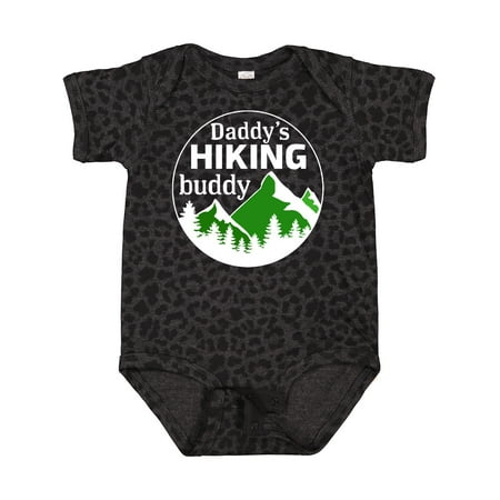 

Inktastic Daddy s Hiking Buddy with Mountains and Trees Gift Baby Boy or Baby Girl Bodysuit