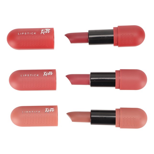 Láspiz Labial Mate, Exquisito Lériz Labial Pigmentado Portátil Leve 6pcs 0.1oz Cosmetics para Trabajo de Oficina