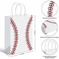 thumbnail image 2 of Quivanta 16 PCS Baseball Theme Party Gift Bags for Kids & Adults Birthday, Baby Shower Occasions - Red, 5.9 x 3.2 x 8.3 inches, 2 of 3