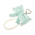 thumbnail image 5 of Unique Bargains 1 Pc Handbag Charms Keychains Faux Pearl Bow Bag Accessories Light Blue, 5 of 5