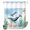 WhaleXF0783, variant on No Hook Shower Curtain with Built-in Rings - Beach Coastal Theme Washable Waterproof Fabric Bathroom Curtains for Hotel,Rentals, Stall 36 X 72 Inch , Vintage Sea Turtle