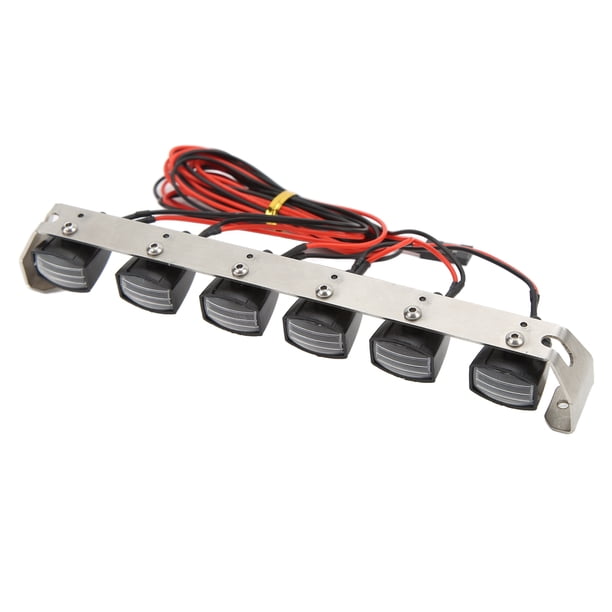 Lámpara para coche RC, barra de luz LED para coche RC, lámpara de techo para coche RC, accesorio para coche RC, funcionamiento suave