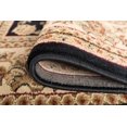 thumbnail image 5 of Transitional Area Rug (6'7'' x 9'6'' Oval) Border Black, Beige Living Room Easy to Clean, 5 of 5